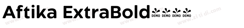 Aftika ExtraBold字体转换